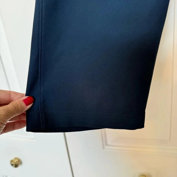 Lululemon On The Fly Pants‎ Mid Rise Work Relaxed Crop True Navy Blue 10 - Picture 5 of 9